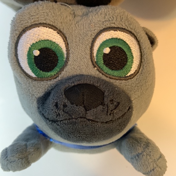 Disney Plush Junior Puppy Dog Pals set of 3. Rolly, Bingo. Blue ribbon flaking - Picture 4 of 12